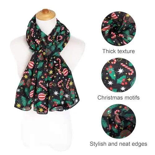 Женский легкий шарф-накидка E-Clover Fashion для весны/лета и зимы - E-CLOVER (1)