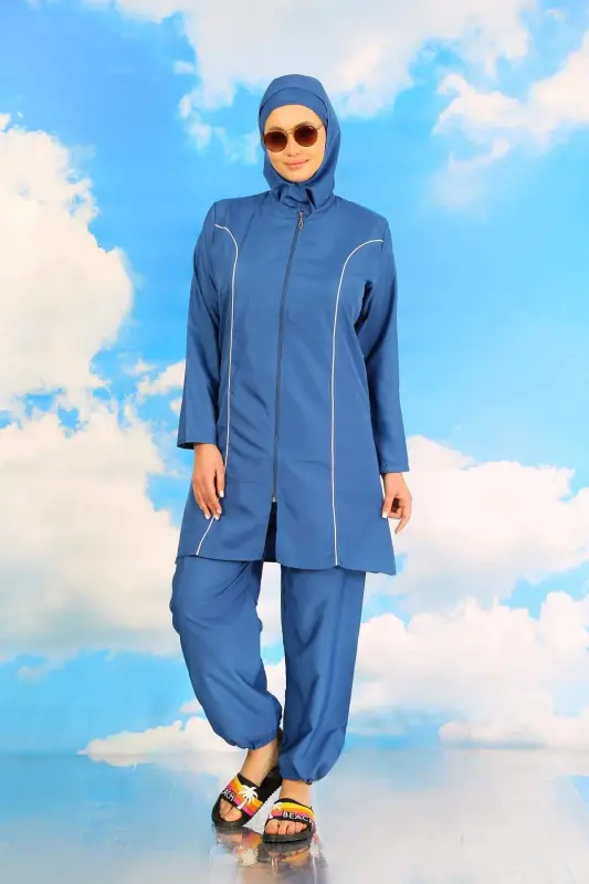 Женский полноразмерный купальник Indigo 31060 - BÜYÜKBEDENIZ