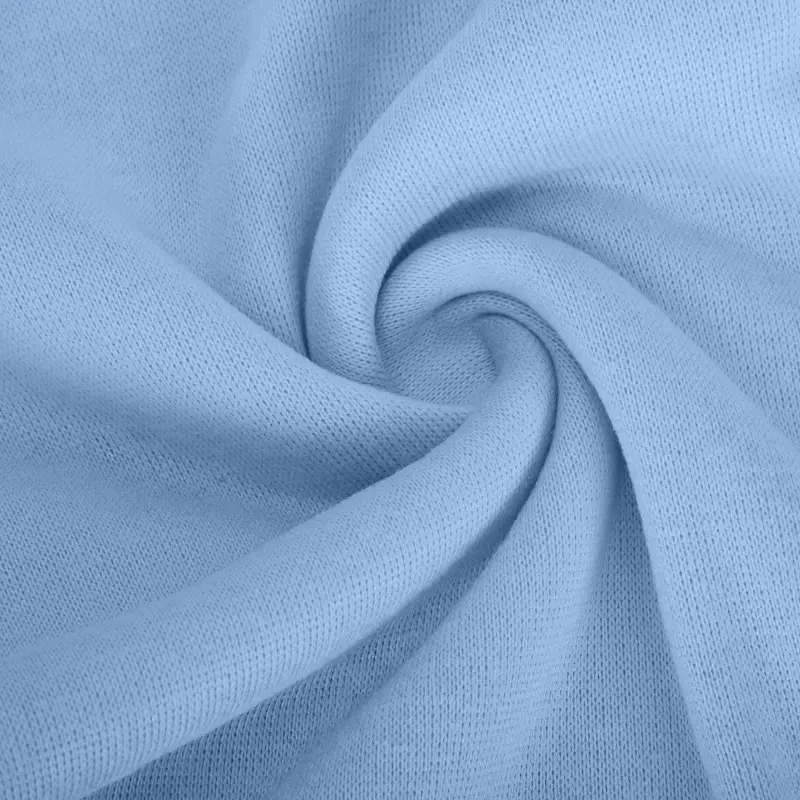 Женский спортивный костюм Dezsed из двух частей, повседневный однотонный спортивный костюм, комплект из брюк и толстовки светло-голубого цвета, размер M, распродажа. - 5