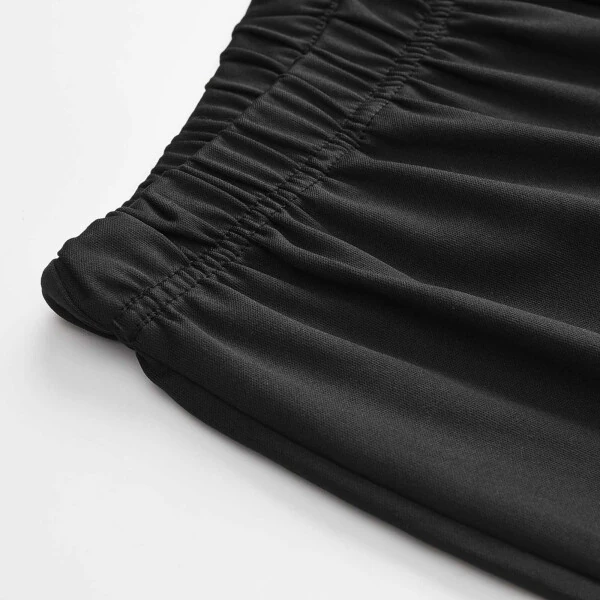 Женский спортивный костюм Mrat, две части, на молнии, повседневный, однотонный, треккостюм, джоггеры, худи с молнией, брюки, размер S-96, черный - 4