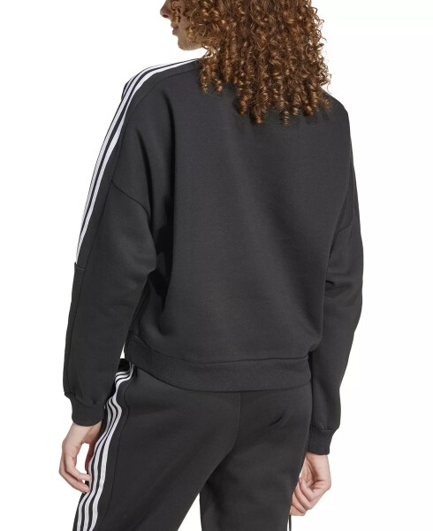 Женский свитшот Tiro Cut 3-Stripes Fleece ледяной лаванды - 4