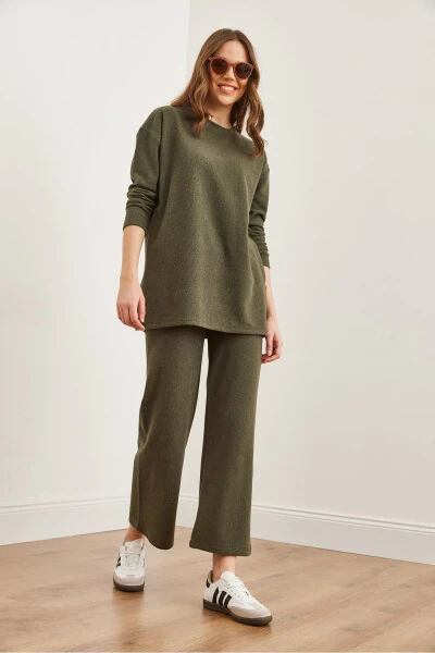 Женский хаки нижний верх Фессалоникский комплект TKM-19000323 - 3