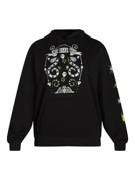 Женский худи с принтом Beetlejuice, размеры XXS-XXL - 4