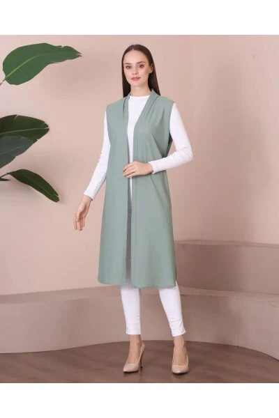 Женский жилет большого размера Материнский жилет Модная одежда Женский жилет - GENEL MARKALAR (1)