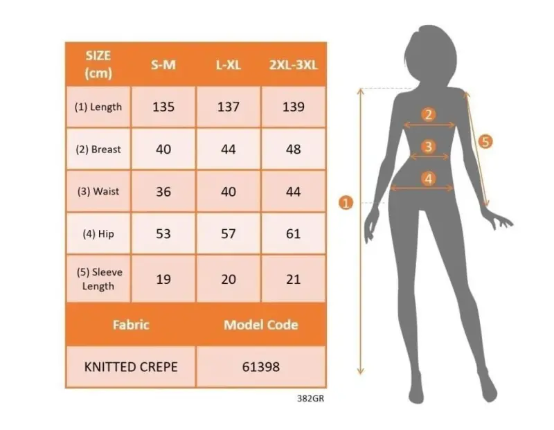 Женское короткое платье-макси с круглым вырезом в горошек из крепа - 6