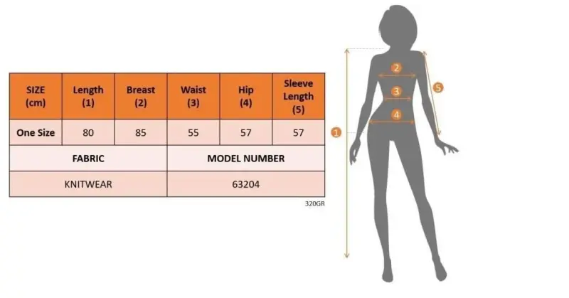 Женское короткое трикотажное платье с длинными рукавами и круглым вырезом - 6