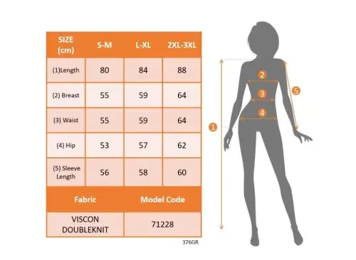 Женское короткое вискозное платье в рубчик с длинными рукавами и круглым вырезом - 4