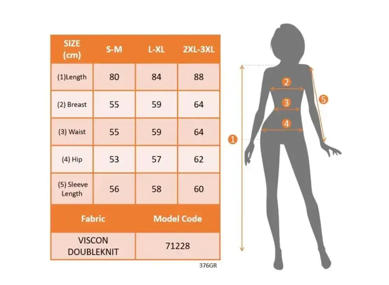 Женское короткое вискозное платье в рубчик с длинными рукавами и круглым вырезом - 4