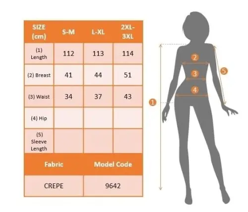 Женское Креповое Платье с Короткими Рукавами и V-образным Вырезом (Без Ремня) - 3