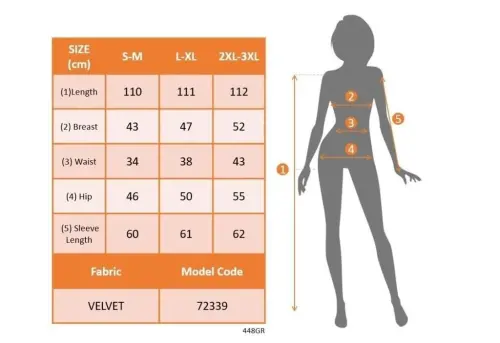 Женское миди-платье из бархата с длинными рукавами, запахом и боковым сбором - 5