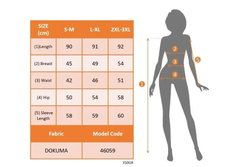 Женское мини-платье из ткани с длинными рукавами, круглым вырезом и полосатой деталью на подоле - 5