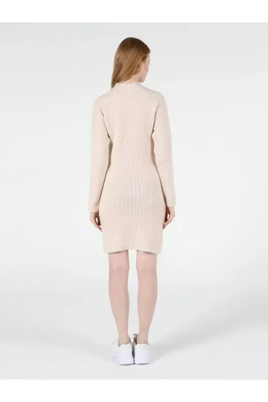 Женское платье бежевого цвета Slim Fit Cl1051553 - 2