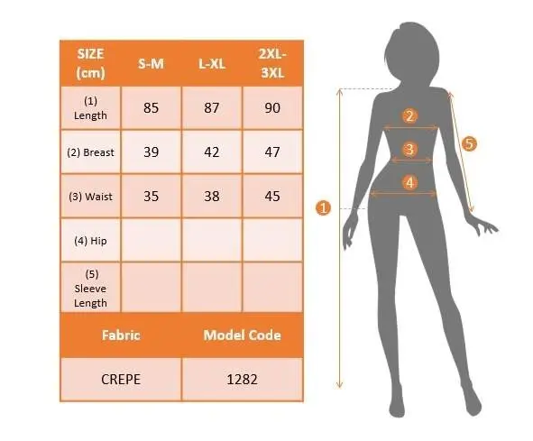 Женское платье-крестьянка из крепа с короткими рукавами, запахом и ромашками - 3