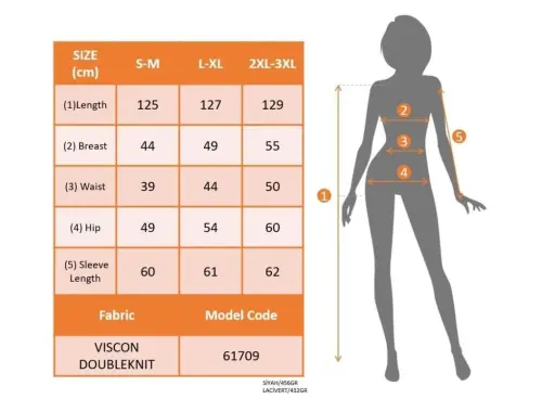 Женское платье макси из вискозы с круглым вырезом, деталью в виде капли, разрезом и длинными рукавами из двух нитей. - 9