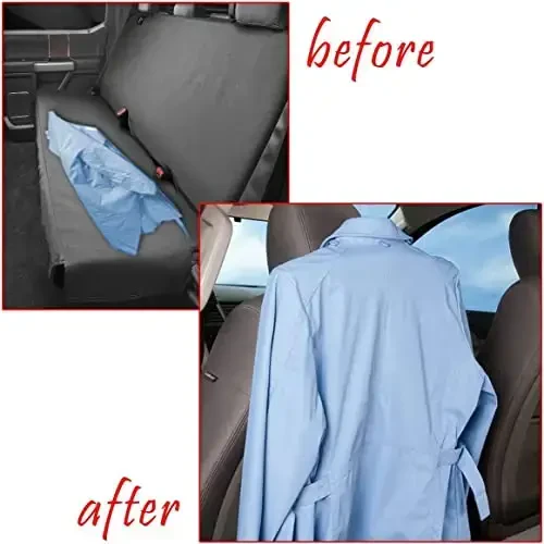 Zento Deals Chrome Car Seat Coat Rack Hanger 2 Pack - 11in to fit onto Most headrests… - 6