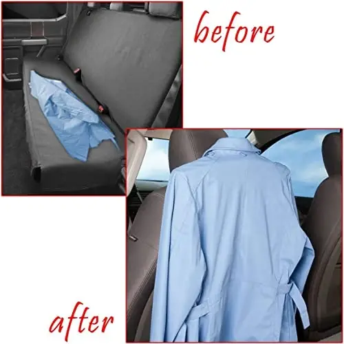 Zento Deals Chrome Car Seat Coat Rack Hanger 2 Pack - 11in to fit onto Most headrests… - 6