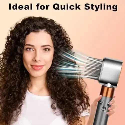 ZEPHBLOW Dyson Airwrap HS01/05 uchun keng tishlari bo'lgan taroq biriktirmalari, jingalak bukleli sochlar uchun oldindan uslublash uchun quritgich cho'tkasi, NO.971894-03 uchun almashtirish qismi - 4