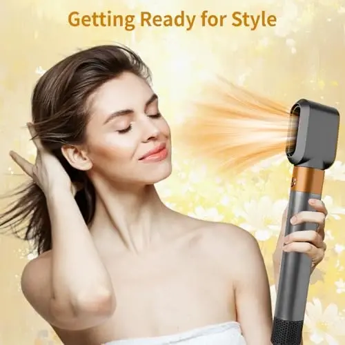 ZEPHBLOW Pre-Styling Dryer AttacModazoneent for Dyson Airwrap HS01/HS05, Fast Drying Nozzle Replacement AttacModazoneent Compatible with Dyson Hair Styler, Gold - 5