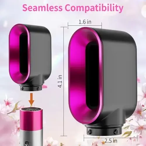ZEPHBLOW Pre-Styling Dryer AttacModazoneent for Dyson Airwrap HS01/HS05, Fast Drying Nozzle Replacement AttacModazoneent Compatible with Dyson Hair Styler, for Part NO.969759-01 Rose - 6
