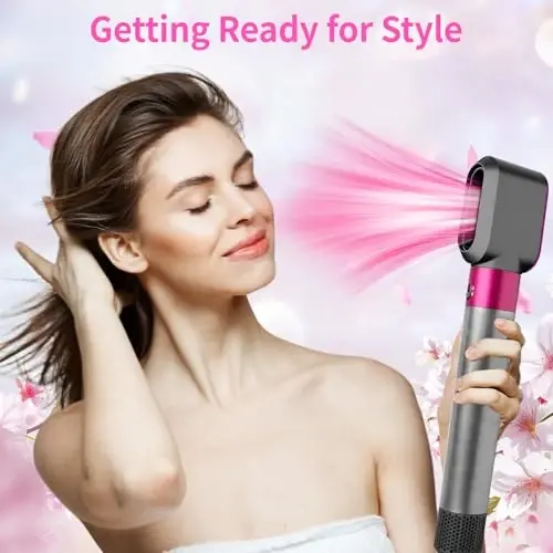 ZEPHBLOW Pre-Styling Dryer AttacModazoneent for Dyson Airwrap HS01/HS05, Fast Drying Nozzle Replacement AttacModazoneent Compatible with Dyson Hair Styler, for Part NO.969759-01 Rose - 5
