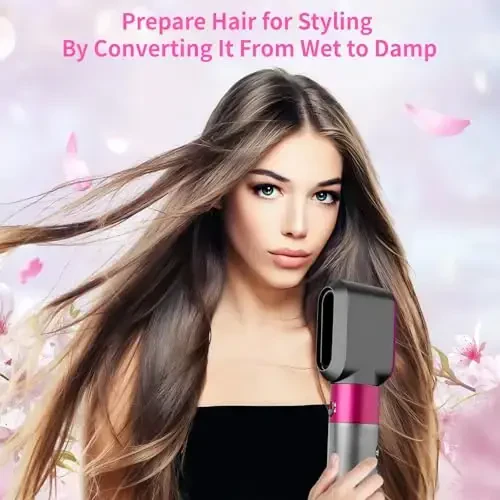 ZEPHBLOW Pre-Styling Dryer Attachment for Dyson Airwrap HS01/HS05, Fast Drying Nozzle Replacement Attachment Compatible with Dyson Hair Styler, for Part NO.969759-01 Rose - ZEPHBLOW (1)