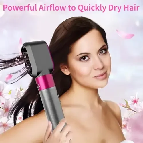 ZEPHBLOW Pre-Styling Dryer Attachment for Dyson Airwrap HS01/HS05, Fast Drying Nozzle Replacement Attachment Compatible with Dyson Hair Styler, for Part NO.969759-01 Rose - 3