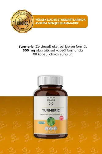 Zerdeçal Curcumin Ekstresi 30 Kapsül Licaps® - 4
