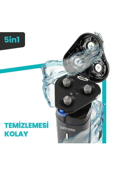 Zero Charging Stand Playable Head Wet Dry 5 In 1 Men's Grooming Set Gm8141 - 15