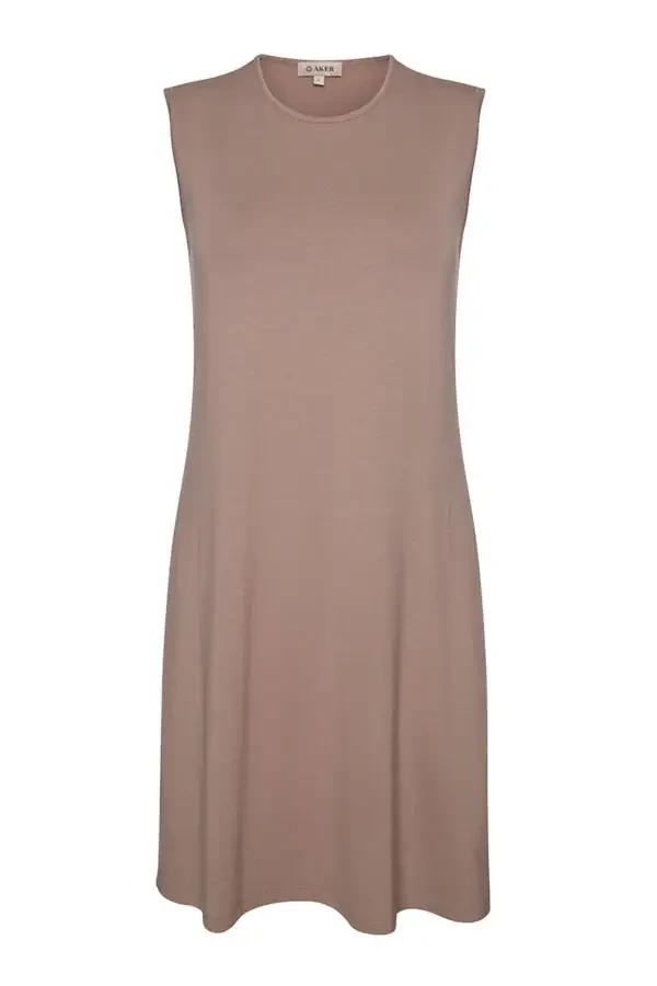 Zero Sleeve Crew Neck Tunic - 1