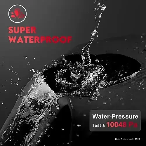 Zettum Bike Cover for 1 Bike - Outdoor Bike Cover for Stationary 1 Bike Waterproof & Heavy Duty, 600D Bicycle Cover for Single eBike, Mountain Bike, Road Bike, Hybrid Bike, Beach Cruiser Bike Storage - 5