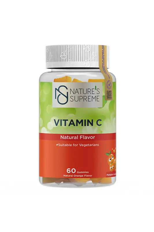 Жевательные конфеты с витамином С 60 штук - NATURE'S SUPREME
