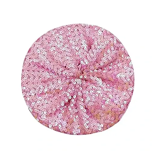 ZGMYC Ayollar uchun yorqin payetli beret shlyapa Qizlar moda beanie qalpoq Festival partiyasi raqsi uchun kostyum aksessuarlari 