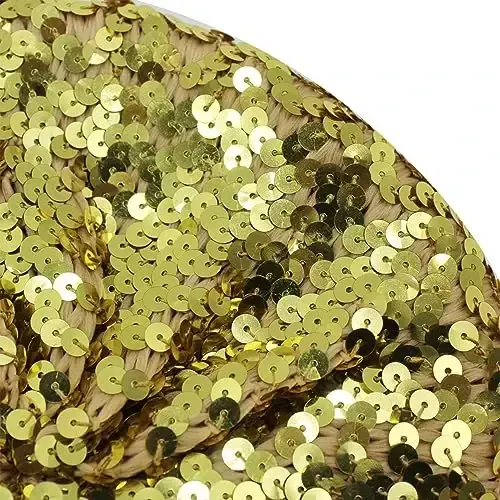 ZGMYC Блестящий берет с блестками, модная шапка-бини для женщин и девочек, аксессуар для костюма для фестивальной вечеринки и танцев - 4