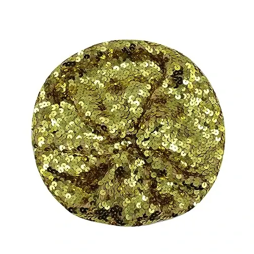 ZGMYC Блестящий берет с блестками, модная шапка-бини для женщин и девочек, аксессуар для костюма для фестивальной вечеринки и танцев - 7