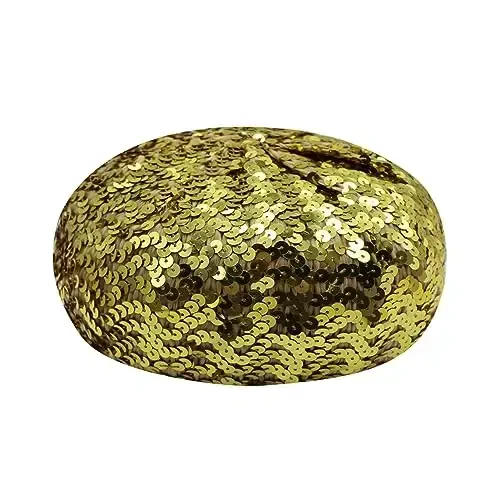 ZGMYC Shiny Sequin Beret Hat for Women Girls Fashion Beanie Cap Costume Accessories for Festival Party Dance - MODAZONE (1)