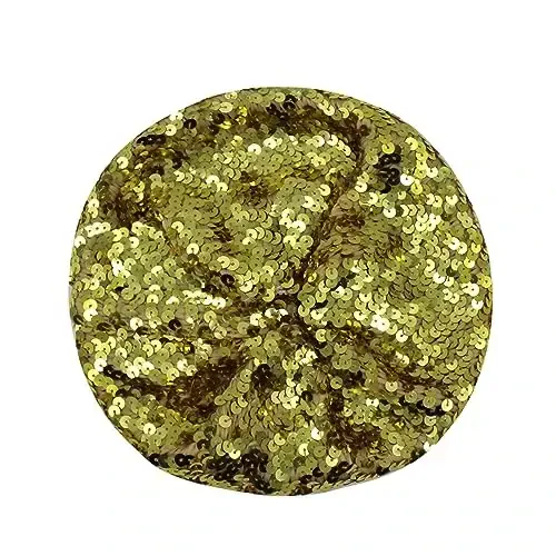 ZGMYC Shiny Sequin Beret Hat for Women Girls Fashion Beanie Cap Costume Accessories for Festival Party Dance - 7
