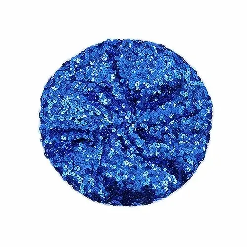 ZGMYC Shiny Sequin Beret Hat for Women Girls Fashion Beanie Cap Costume Accessories for Festival Party Dance 