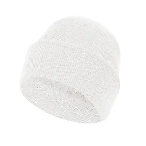 ZH Комплект из 12 штук, вязаные зимние шапки бини для мужчин и женщин, теплые и уютные шапки с отворотом, оптовая покупка - ZH (1)