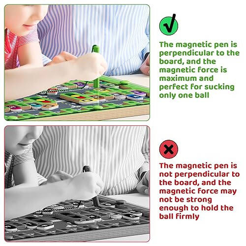zhiwuzhu Magnetic Alphabet Maze,Montessori Toys,Alphabet Puzzle Toddler Toys for Ages 2-4,Sensory Toys Fine Motor Skills,Birthday Gifts for Kids - 36