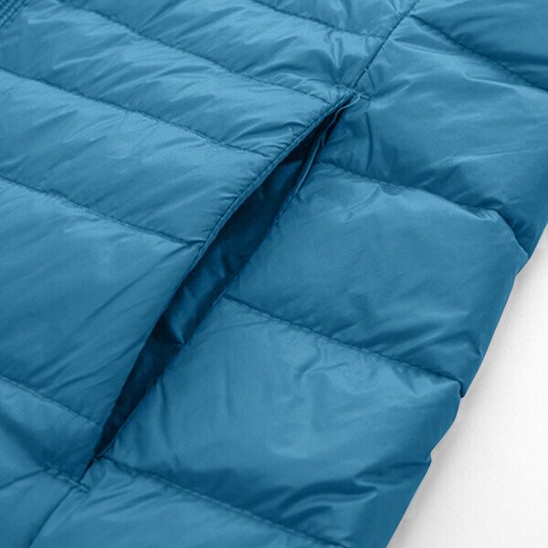 ZHUGeLI Women's Winter Warm Mid-Long Puffer Jacket Plus Size Water Resistant Quilted Jacket with Hood Zipper Packable Down Jacket- - 3