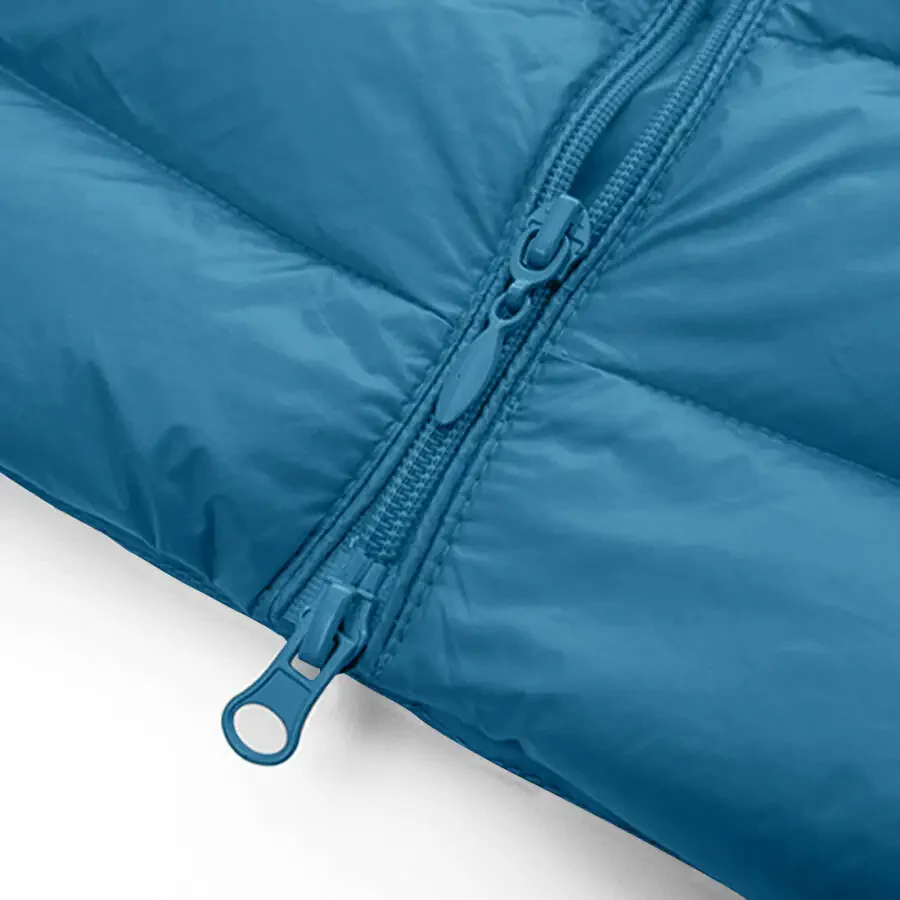 ZHUGeLI Women's Winter Warm Mid-Long Puffer Jacket Plus Size Water Resistant Quilted Jacket with Hood Zipper Packable Down Jacket - 5