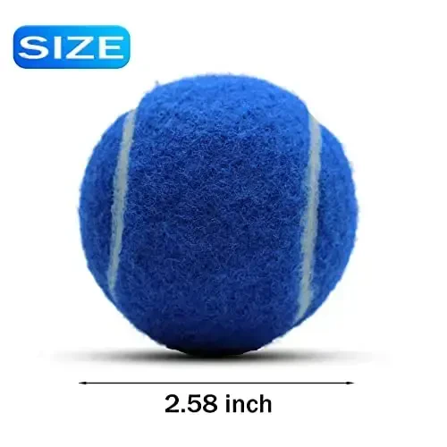 ZHUOKECE Tennis Balls, 18 Pack Training Tennis Balls Practice Balls with Mesh Bag for Easy Transport, Pet Dog Playing Balls, fit for Beginner Training Ball - ZHUOKECE (1)