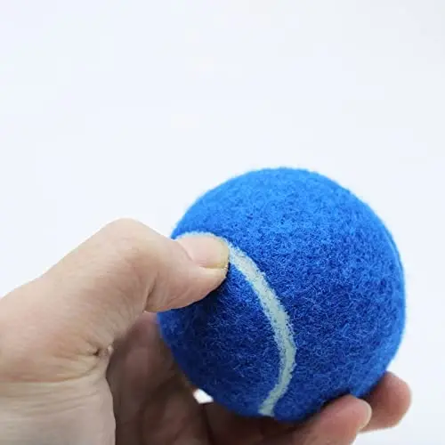 ZHUOKECE Tennis Balls, 18 Pack Training Tennis Balls Practice Balls with Mesh Bag for Easy Transport, Pet Dog Playing Balls, fit for Beginner Training Ball - 5