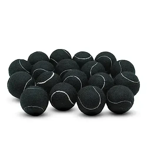 ZHUOKECE Tennis Balls, 18 Pack Training Tennis Balls Practice Balls with Mesh Bag for Easy Transport, Pet Dog Playing Balls, fit for Beginner Training Ball - 4