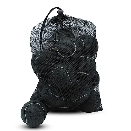 ZHUOKECE Tennis Balls, 18 Pack Training Tennis Balls Practice Balls with Mesh Bag for Easy Transport, Pet Dog Playing Balls, fit for Beginner Training Ball - ZHUOKECE