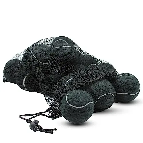 ZHUOKECE Tennis Balls, 18 Pack Training Tennis Balls Practice Balls with Mesh Bag for Easy Transport, Pet Dog Playing Balls, fit for Beginner Training Ball - 3