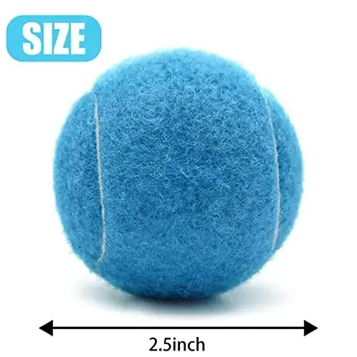 ZHUOKECE Tennis Balls, 18 Pack Training Tennis Balls Practice Balls with Mesh Bag for Easy Transport, Pet Dog Playing Balls, fit for Beginner Training Ball - 2