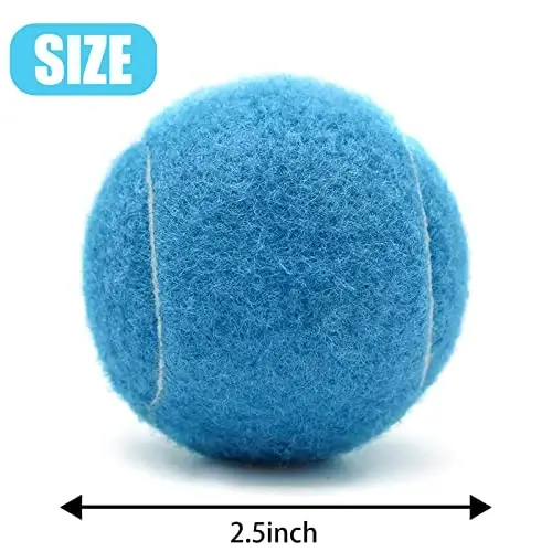 ZHUOKECE Tennis Balls, 18 Pack Training Tennis Balls Practice Balls with Mesh Bag for Easy Transport, Pet Dog Playing Balls, fit for Beginner Training Ball - 2