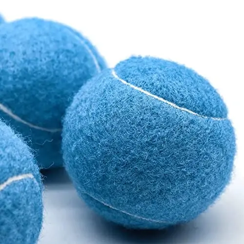 ZHUOKECE Tennis Balls, 18 Pack Training Tennis Balls Practice Balls with Mesh Bag for Easy Transport, Pet Dog Playing Balls, fit for Beginner Training Ball - 4