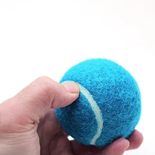 ZHUOKECE Tennis Balls, 18 Pack Training Tennis Balls Practice Balls with Mesh Bag for Easy Transport, Pet Dog Playing Balls, fit for Beginner Training Ball - 5
